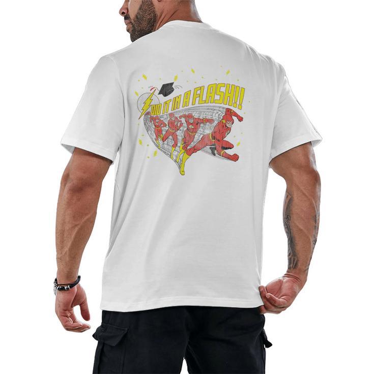 DC Comics The Flash Graduation Did It In A Flash Men's Back Print T-Shirt