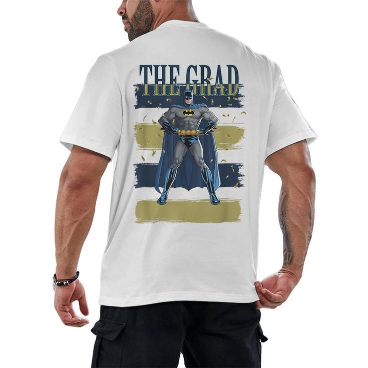 DC Comics Graduation Batman The Grad Power Stance Men's Back Print T-Shirt