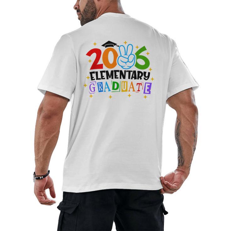 Elementary Graduate 2026 Graduation Class Of 2026 Kids Men's Back Print T-Shirt