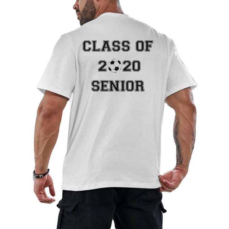 FUN CLASS OF 2020 SENIOR SOCCER GRADUATION GIFT SHIRT Men's Back Print T-Shirt