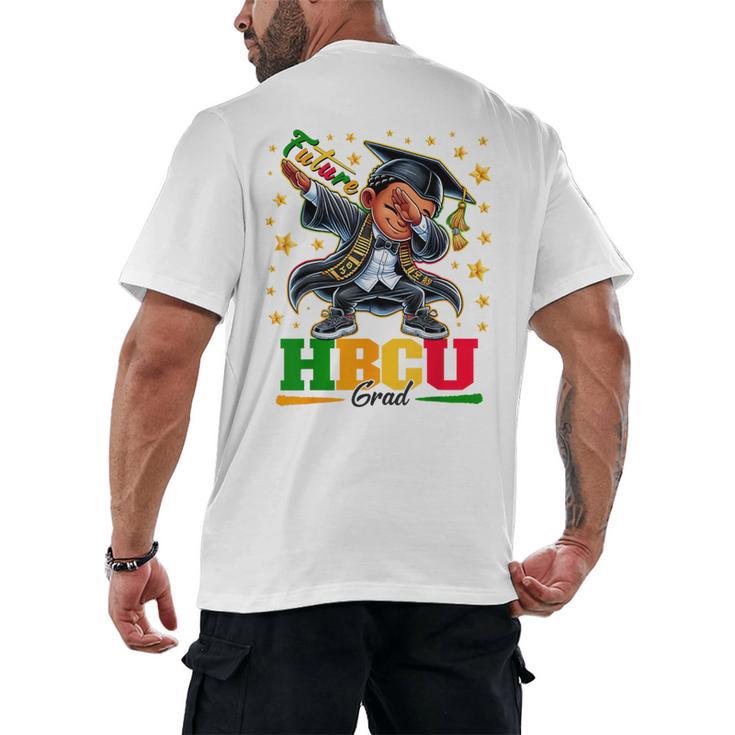 Future HBCU Grad Dabbing Kid Graduation For Boys Kids Men's Back Print T-Shirt