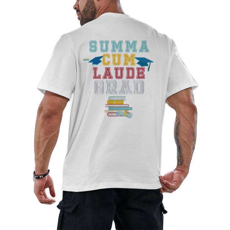 Graduation Summa Cum Laude College Honors Men's Back Print T-Shirt