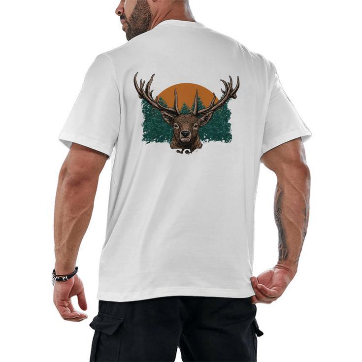 Hunting Is My Escape Introvert Hunter Antisocial Men's Back Print T-Shirt