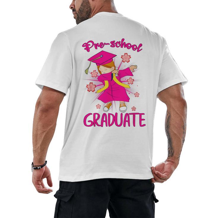 Kids Preschool Graduate 2018 Graduation Pre-K Men's Back Print T-Shirt