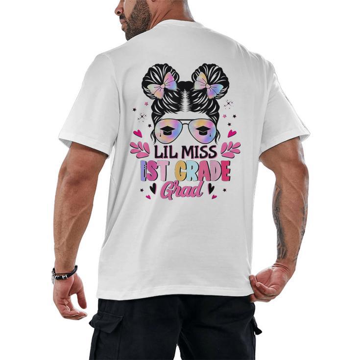 Lil Miss 1st Grade Grad Graduation Last Day Of 1st Grade Men's Back Print T-Shirt