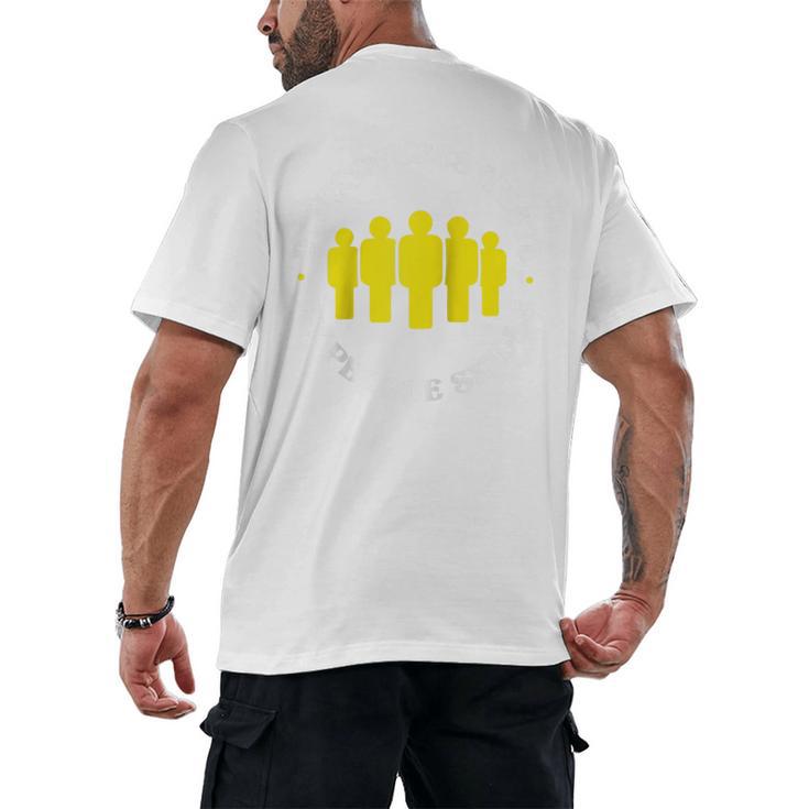 Overestimating Skills Introvert For Workers Raglan Baseball Tee Men's Back Print T-Shirt