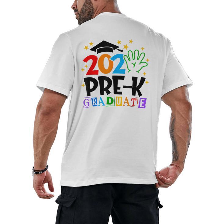 Pre-K Graduate 2025 Preschool Graduation Class Of 2025 Kids Men's Back Print T-Shirt
