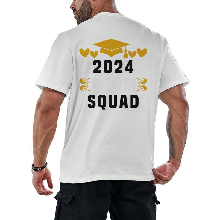 Prom Squad 2024 High School Graduation Party Premium Men's Back Print T-Shirt