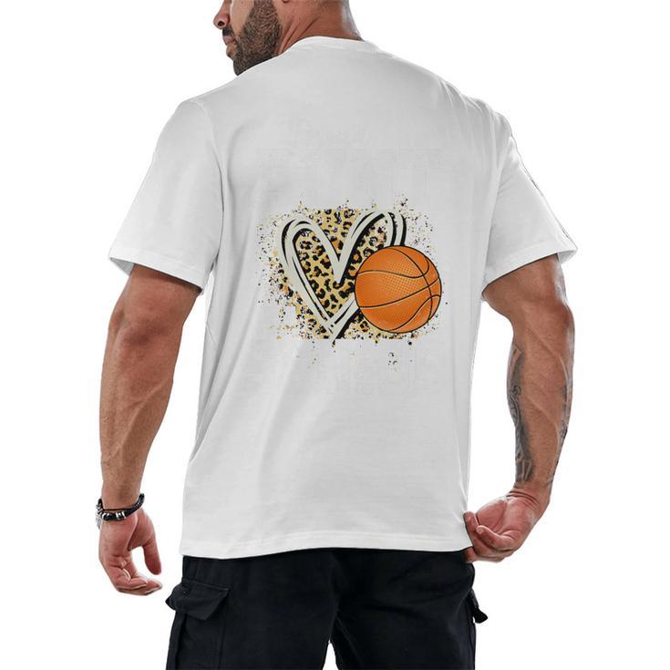 Proud Aunt Of A 2026 Senior Basketball Graduation Leopard Premium Tri-Blend Men's Back Print T-Shirt