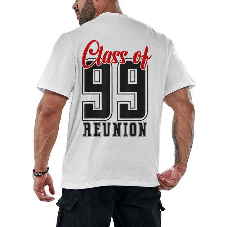 Reunion 1999 Matching Graduation High School Class Of 1999 Men's Back Print T-Shirt