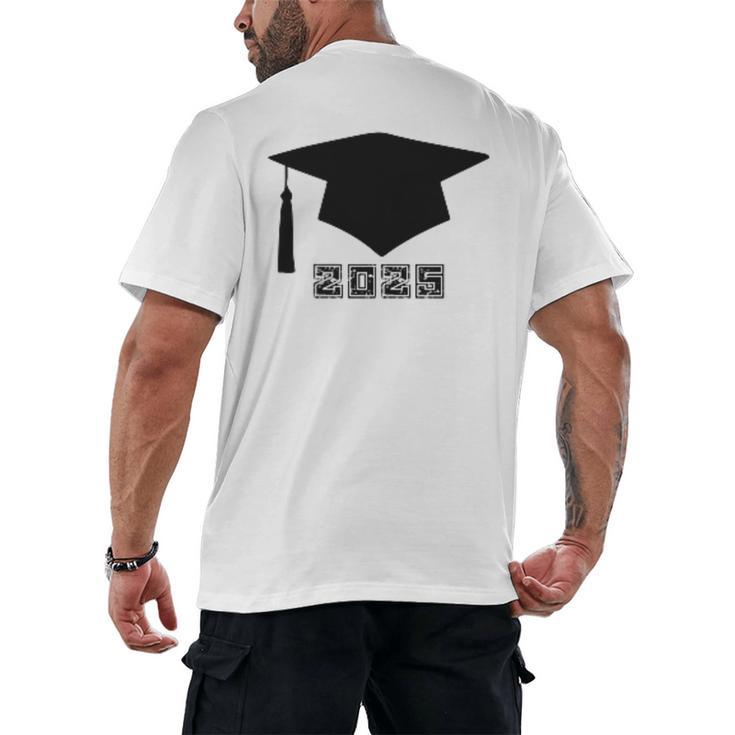 SENIOR 2025 Cute Graduation Class Of 2025 Graduate Men's Back Print T-Shirt