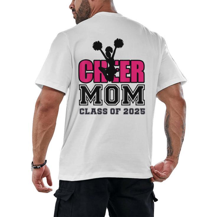 Senior Cheerleader Mom Cheer Class Of 2025 Graduation Women Men's Back Print T-Shirt