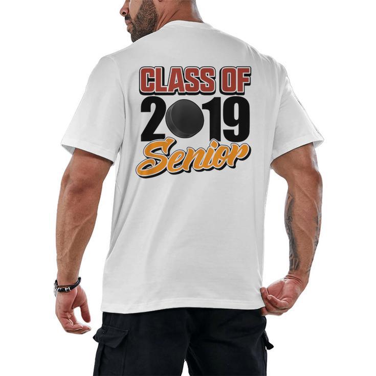 Senior Class Of 2019 Tshirt Graduation Students Hockey Men's Back Print T-Shirt