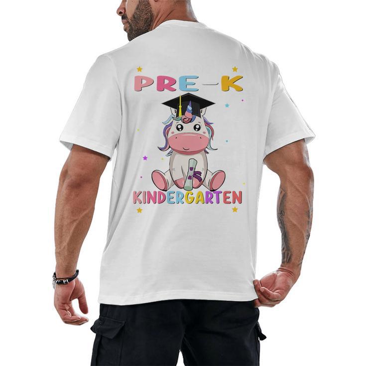 So Long Pre k Graduation 2025 Look Out Kindergarten Girls Premium Tri-Blend Men's Back Print T-Shirt