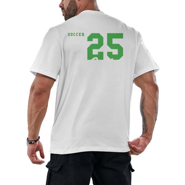 Soccer Senior Night Soccer Senior 2025 Graduation 44 Men's Back Print T-Shirt