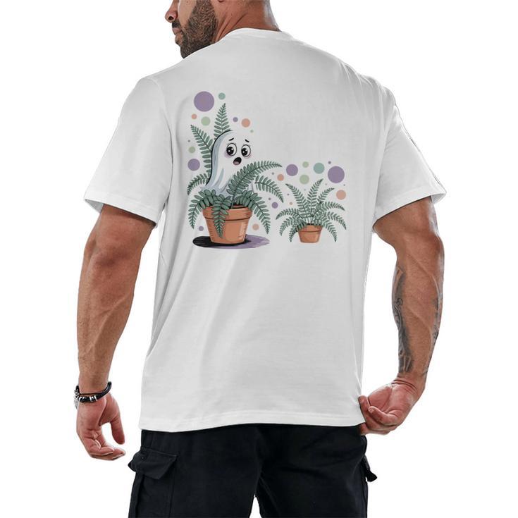 Social Anxiety Introvert Nervous Awkward Socially Men's Back Print T-Shirt