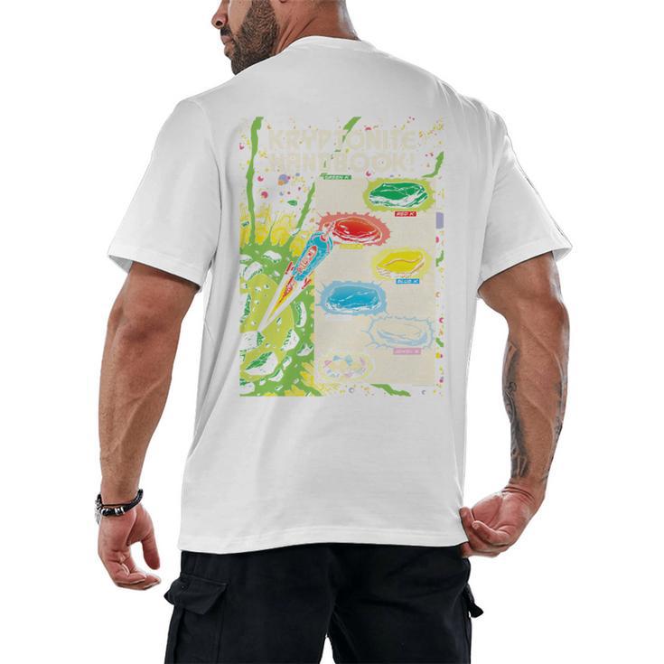 Superman Kryptonite Handbook Premium Tri-Blend Men's Back Print T-Shirt
