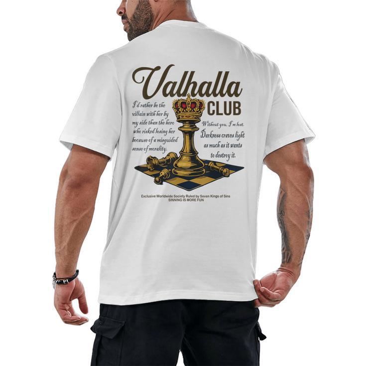 Valhalla Club Vintage Twisted Kings Sin Ana Book Love Alex Men's Back Print T-Shirt Valhalla Club Vintage Twisted Kings Sin Ana Book Love Alex Men's Back Print T-Shirt