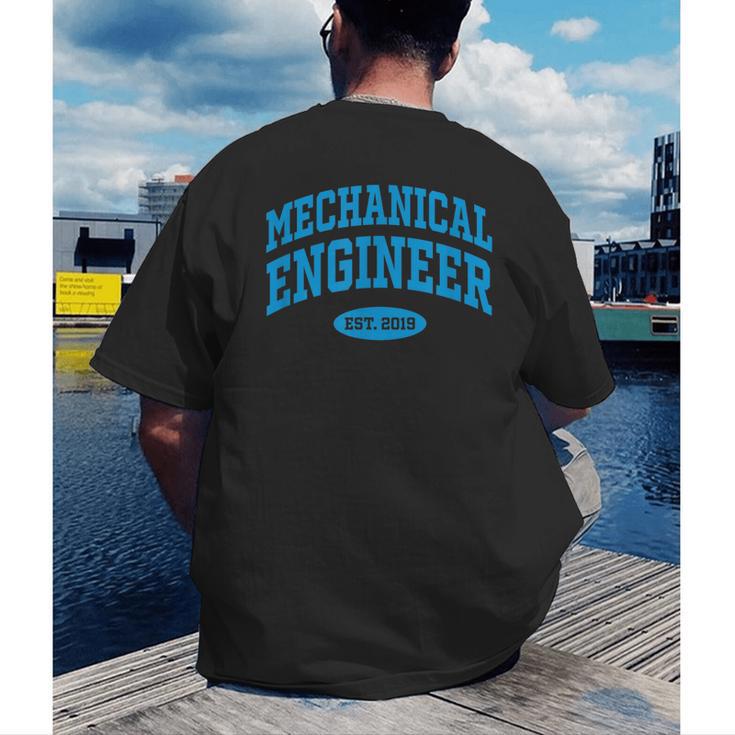 2019 Graduation For Mechanical Engineer Men's Back Print T-Shirt