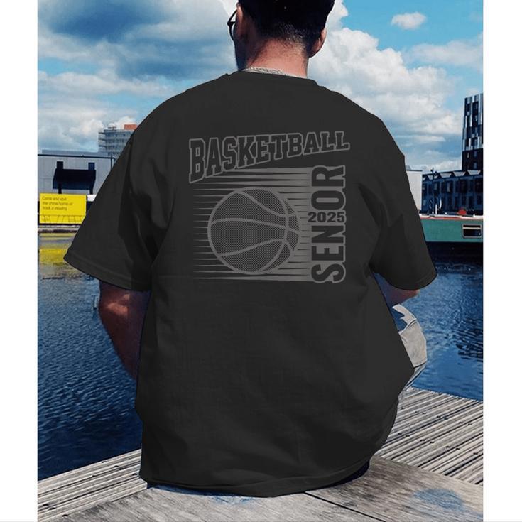 Basketball Senior For Boys &Girls Class 2025 Graduation Men's Back Print T-Shirt
