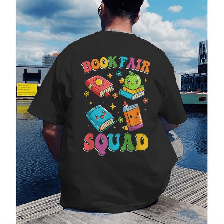 Book Fair Squad Men's Back Print T-Shirt