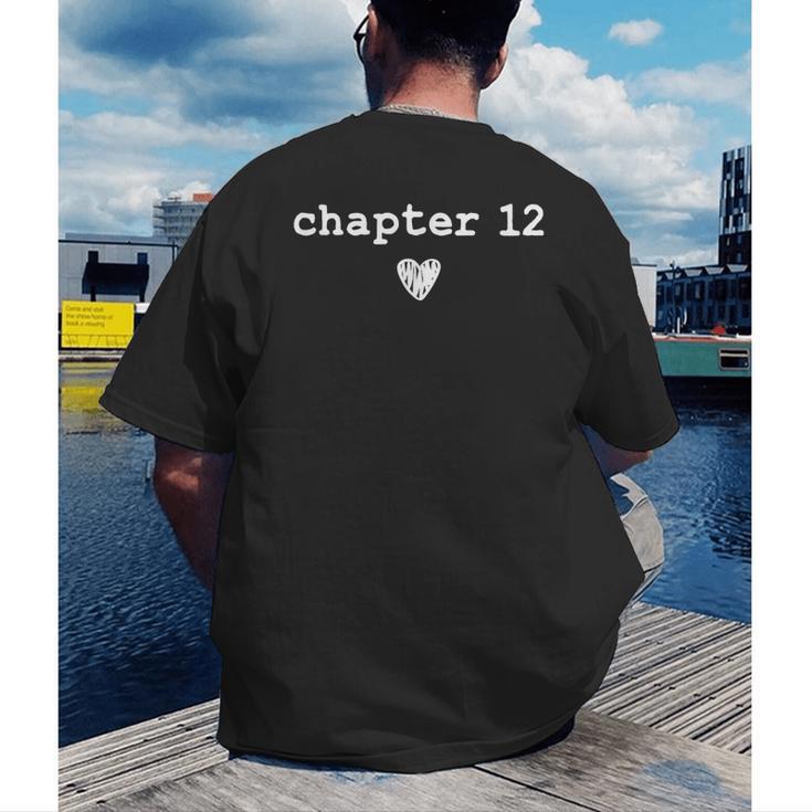 Chapter 12 Book Lovers Readers & Authors 12th Birthday Men's Back Print T-Shirt Chapter 12 Book Lovers Readers & Authors 12th Birthday Men's Back Print T-Shirt