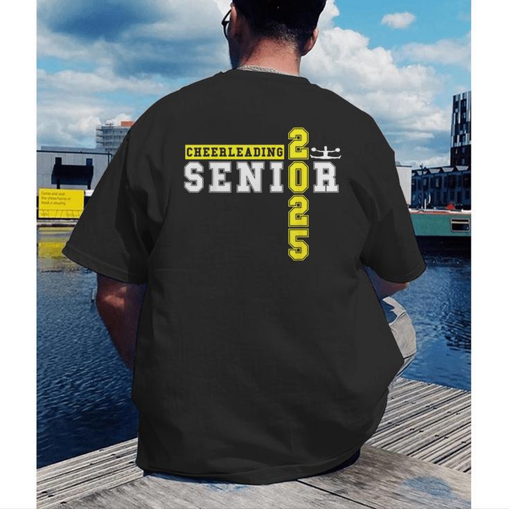 Cheerleading Senior Night Cheer Senior 2025 Graduation 11 Men's Back Print T-Shirt
