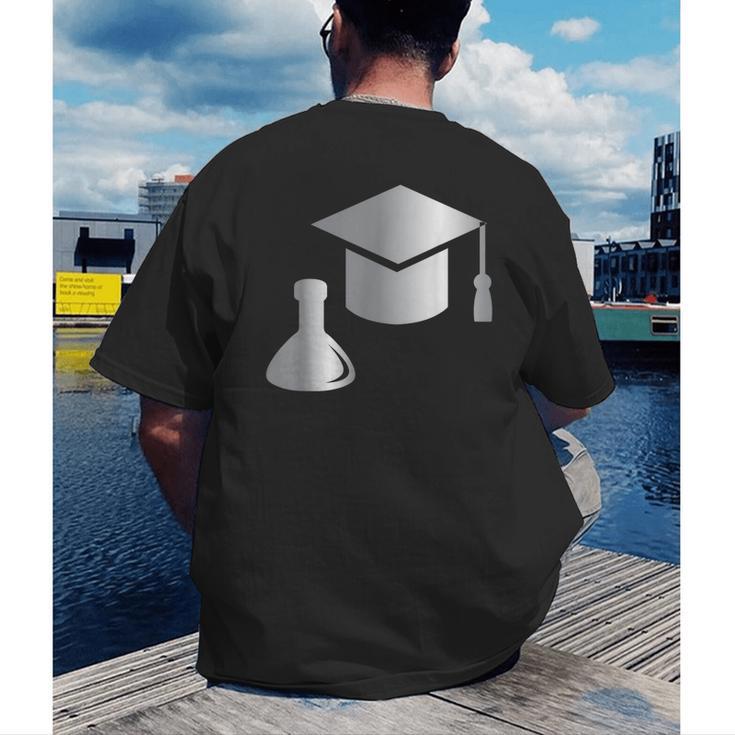 Chemistry Science Degree Graduation Men's Back Print T-Shirt