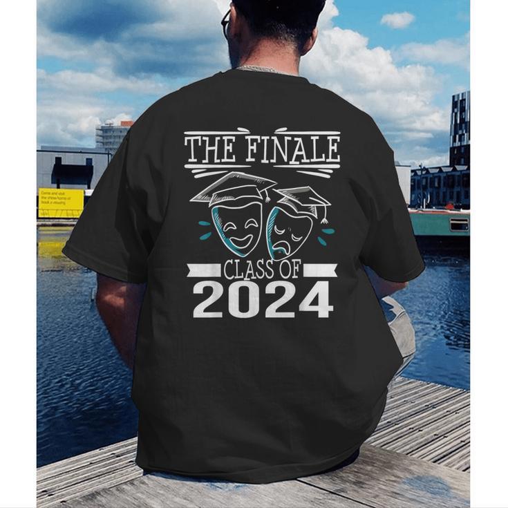 Class Of 2024 Finale Drama Theater Club Actor Graduation Men's Back Print T-Shirt
