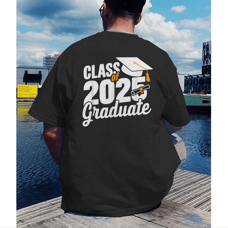 Class Of 2025 Graduate 2025 Graduation Men's Back Print T-Shirt