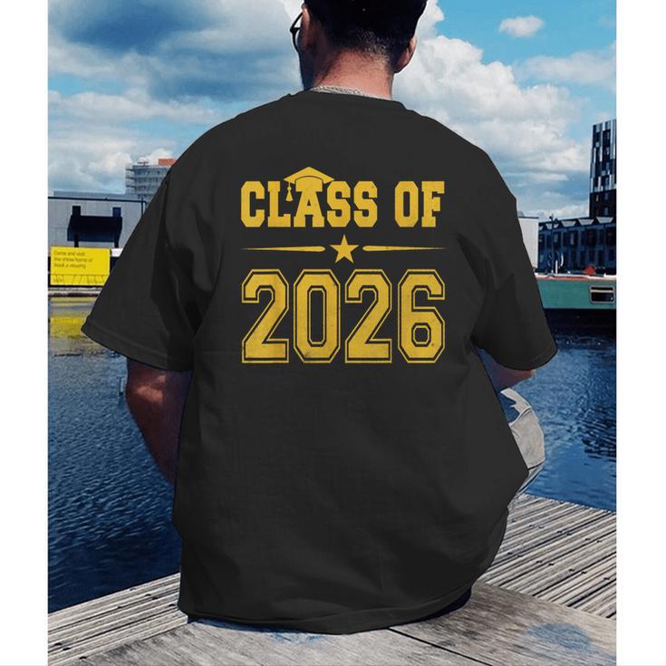 Class Of 2026 Shirt Graduation Men's Back Print T-Shirt