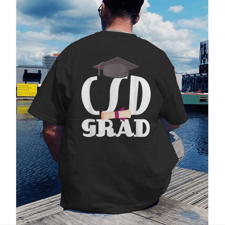 CSD Masters Graduation Men Women Son Daughter Men's Back Print T-Shirt