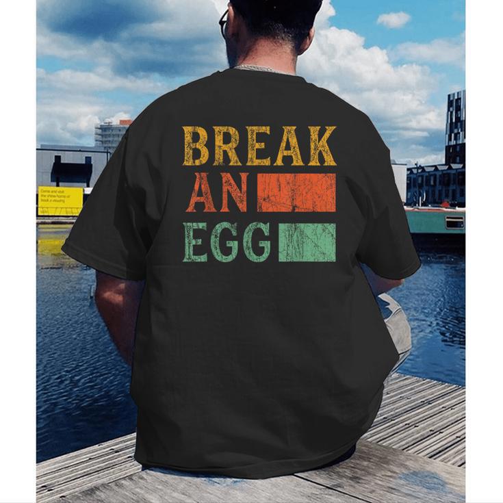 Culinary School Graduation Bake Cooking Chef Cook Men's Back Print T-Shirt
