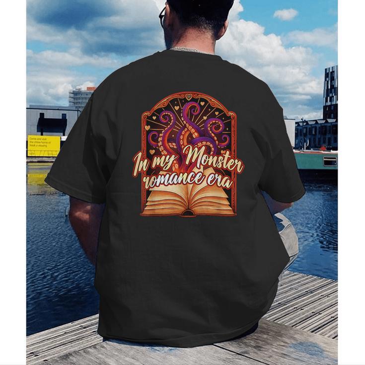 Dark Romance Smut Reader Spicy Book In My Monster Romance Men's Back Print T-Shirt Dark Romance Smut Reader Spicy Book In My Monster Romance Men's Back Print T-Shirt