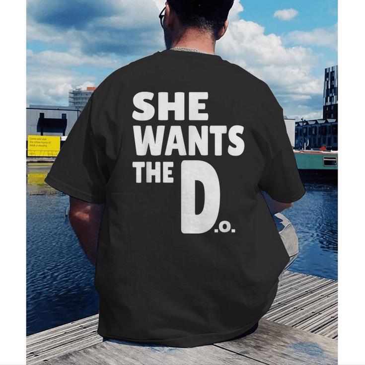 Doctor Of Osteopathic Medicine Graduation Men's Back Print T-Shirt