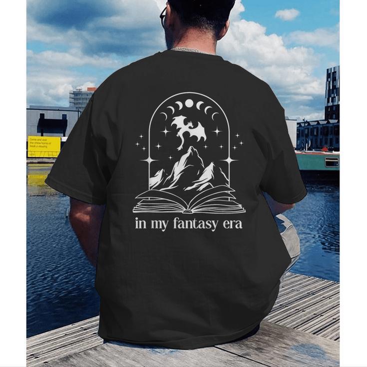 In My Fantasy Era ShirtSmutty Book Dragon In My Fantasy Era Men's Back Print T-Shirt