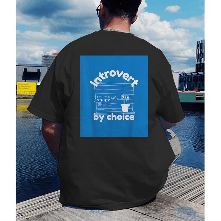 Fun For Introverts Men's Back Print T-Shirt Fun For Introverts Men's Back Print T-Shirt
