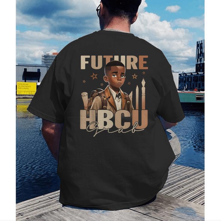 Future HBCU Grad History Boy Kids Graduation HBCU Men's Back Print T-Shirt