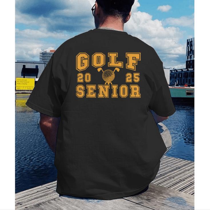 Golf Senior Night Golf Senior 2025 Graduation 14 Men's Back Print T-Shirt