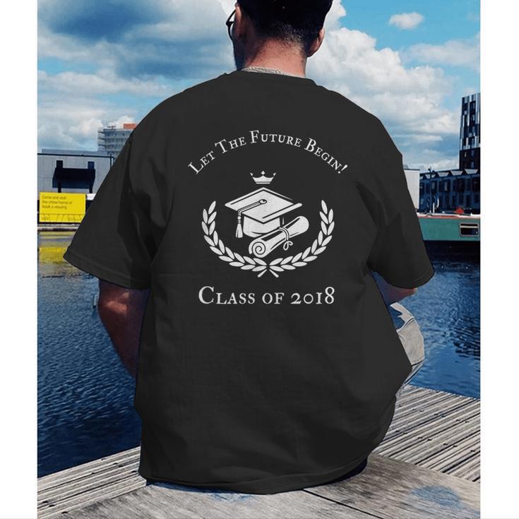 Graduation Her Him 2018 Men Women Girl Boy Kid Men's Back Print T-Shirt
