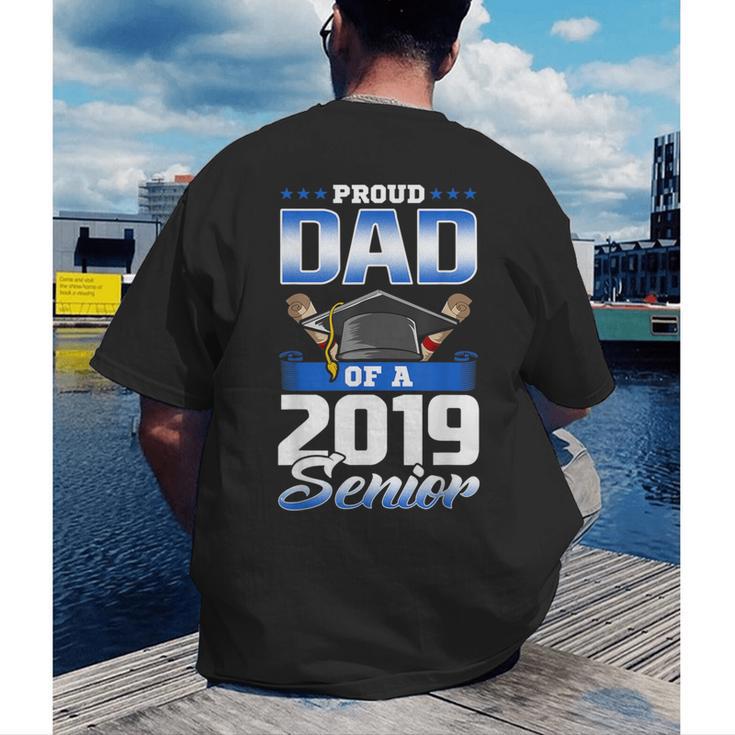 Graduation 2019 TShirt Proud Dad Of Senior Men's Back Print T-Shirt