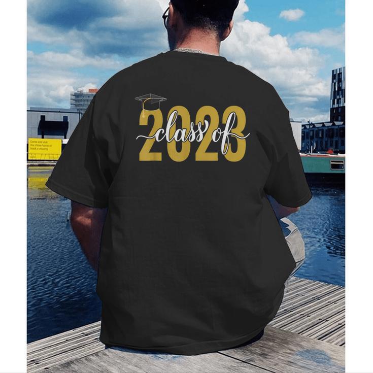 Graduation 2023 Class Of 2023 Men's Back Print T-Shirt