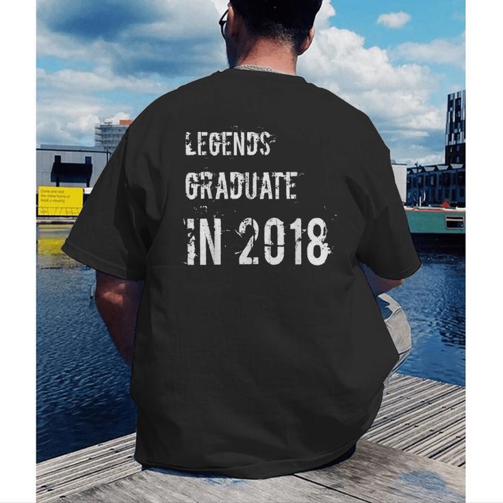 GraduationShirts Legends Graduate In 2018 Tee Men's Back Print T-Shirt