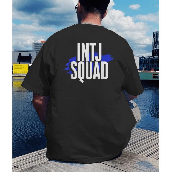 INTJ Personality Shy Introvert Overthinking Introverted Men's Back Print T-Shirt