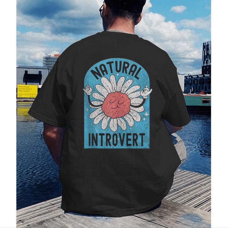 Introvert Cute Anti-Social Shy Person Inner Strength Men's Back Print T-Shirt