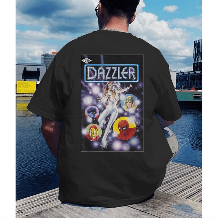 Marvel Universe Classic Dazzler Light Power Comic Book Cover Men's Back Print T-Shirt