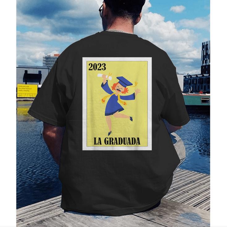 Mexican For Graduation La Graduada 2023 Men's Back Print T-Shirt