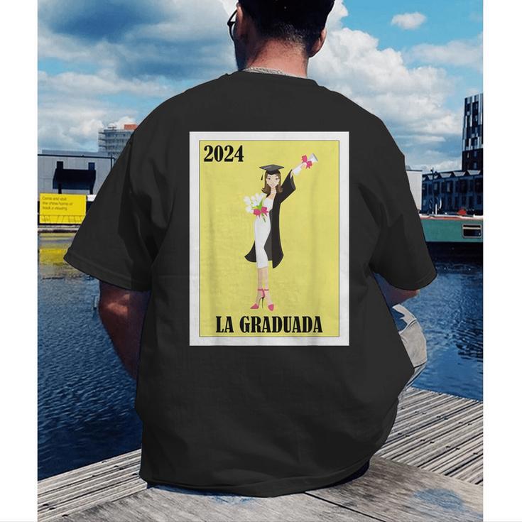 Mexican For Graduation La Graduada 2024 Men's Back Print T-Shirt