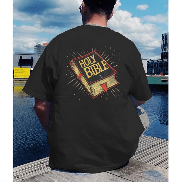 Nice Holy Book Costume For Bible Lovers Men's Back Print T-Shirt Nice Holy Book Costume For Bible Lovers Men's Back Print T-Shirt