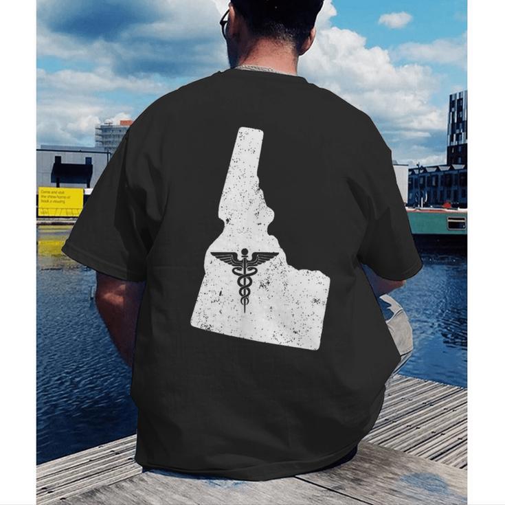 ON NurseShirt Nurse Graduation Idaho Men's Back Print T-Shirt